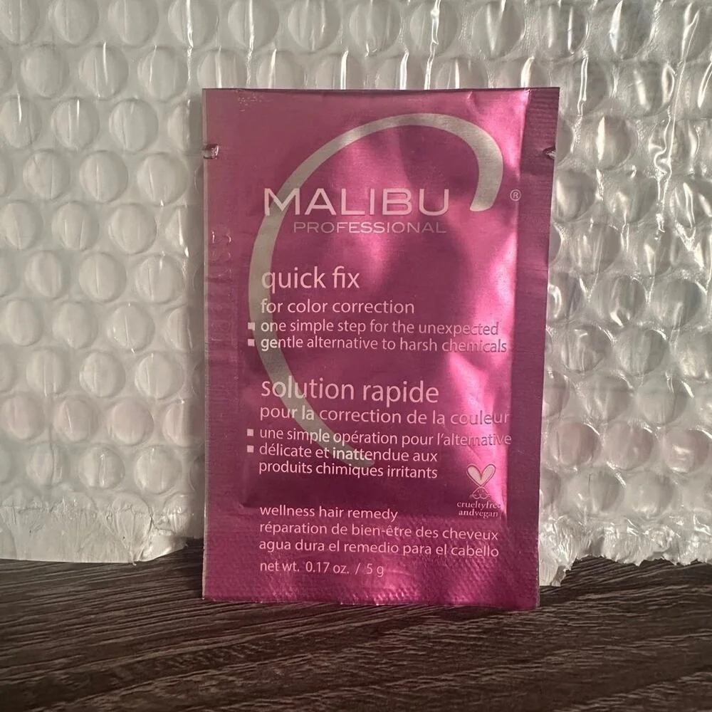 Malibu Quick Fix Color Correction Professional Treatment Fast Easy hair‎ care